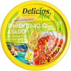 Ensalada Pimiento Rojo, Alcaparra y Jalapeño