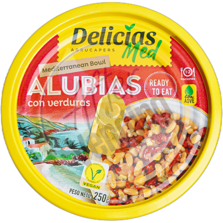 Ensalada de Alubias y Verduras asadas