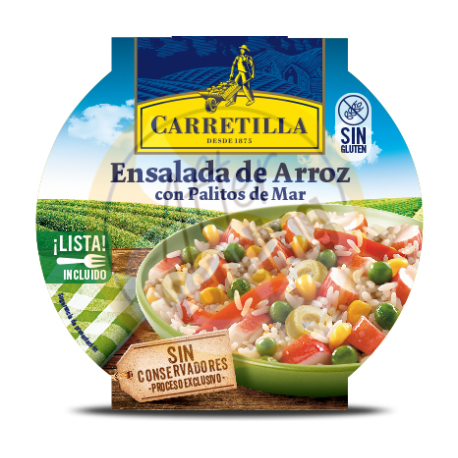 Ensalada de Arroz con Palitos de Mar